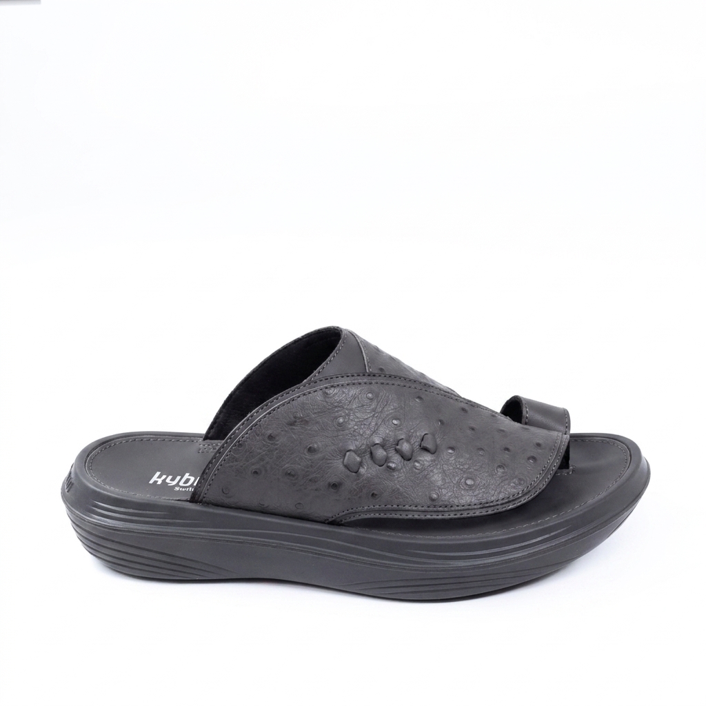 Flims grey-yellow shoe